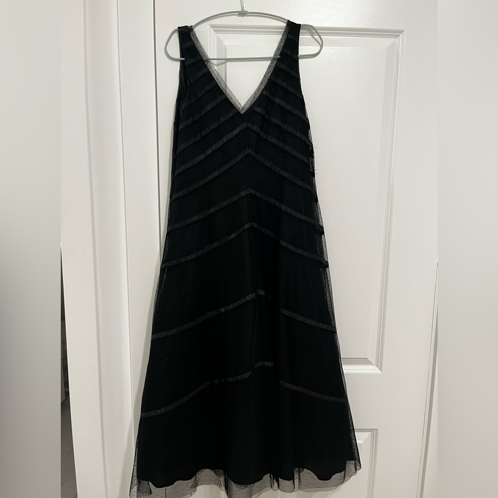 BCBG little black dress. Perfect condition. Layered and light. Just so pretty.